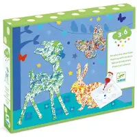 Djeco Kreatives Mal-Spiel mit Glaskugeln: Tiere,