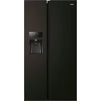 Haier HSR 5918 DIPB Side by Side schwarz matt