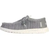 HeyDude Slipper Herren Wally Stretch Sox Grey-Schuhgröße 46