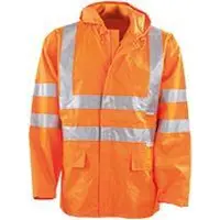 Planam Warnwetterschutz Regen-Jacke UNI, uni orange 2061 , 1 Stück, Größe: S