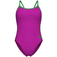 Arena Damen Schwimmanzug SWIMSUIT LACE BACK SOLID