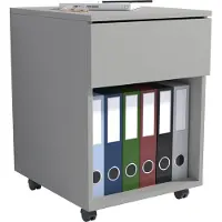 VCM Rollcontainer | Beistellcontainer mit Schubladen | Maße ca. H. 55 x B. 39 x T. 45 cm | Bürocontainer - Dalosa 1 Schublade