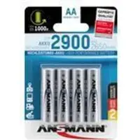 Ansmann NiMH Akku Mignon AA Typ 2900 (min. 2650 mAh) 4er Blister Akku