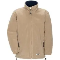 Planam Fleecejacke Outdoor Stream camel/marine XS