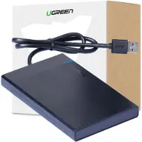 UGREEN Adaptergehäuse Sata 2.5'' 5Tb Usb 3.0 Plattenhalter Schwarz