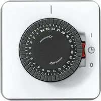 JUNG CD5024 Schaltuhr mit Synchronmotorantrieb 16 AX 250 V weiß