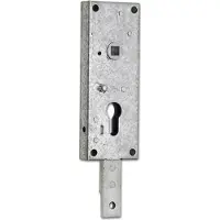 Assa Abloy Garagentorschloss 1807/B Stangenausschluss fest, nach unten, verzinkt