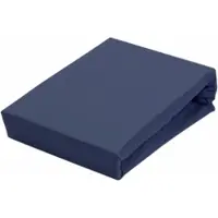 Vandyck Spannbettlaken Jersey Supreme Navy (Jersey)-1-persoons (80/90/100 x 190/200/210/220 cm)