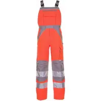 Planam Warnschutz-Latzhose Plaline, Grösse 48