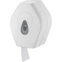 All Care PlastiQline Großrollenspender MIDI - Toilettenpapierspender - Farbfenster grau
