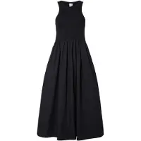 Y.A.S. Damen Kleider Yasmira Sl Long Dress - Zwart - Größe L