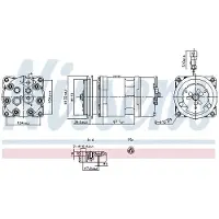 Nissens Kompressor, Klimaanlage 891098