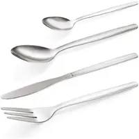 WAS 192 tlg. Besteckset Gastro NP80 ECO, Chromstahl 18/0 je 48 Teile
