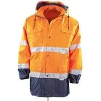 Planam Parka 2056 warnorange/marineblau, Größe 3XL - blau - 3XL
