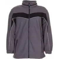 Planam Fleecejacke schiefer/schwarz S M