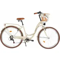 DaviBikes Damenfahrrad Davi Emma 28", 7 Gänge, 160-185 cm, Kaffeebraun