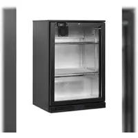 Tefcold Backbar-Kühlschrank BA11H 128l Schwarz