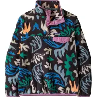 Patagonia - Warm und komfortabler Fleece-Pullover mit Stehkragen und Druckknöpfen &ndash; Damen / Frau &ndash; W's LW Synch Snap-T P/O Kaleido