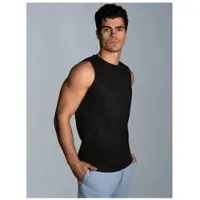 Trigema Trägertop "Trägershirt aus Single-Jersey", Herren, Gr. 5XL, schwarz, Single Jersey, 100% Baumwolle, Basic, lang, Rundhals, Tops Trägertop
