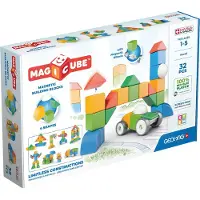 Geomag MagiCube 4 Shapes Recycled World, 15 Jahr(e), 32 Stück(e)
