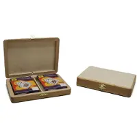 HOT Games Spielkartenkiste+2 Decks Pokerkarten