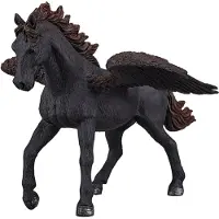 Small Foot Mojo Fun Black Pegasus, 3 Jahr(e), Fantasy & Figures, Schwarz, Polyvinylchlorid (PVC)