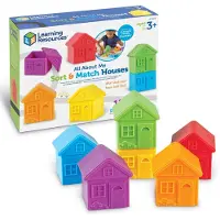 Learning Resources All About Me Sort & Match Houses, 3 Jahr(e), Mehrfarbig