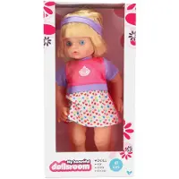 My Beautiful Dolls Room Puppe mit Haaren - 41 cm - Spielpuppe für Kinder