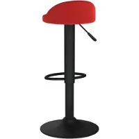 vidaXL Barhocker Weinrot Samt