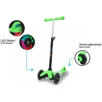 Jamara KickLight Scooter grün