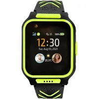 MyKi Smartwatch Serie 4 in Schwarz und Grün