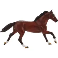 Small Foot Mojo Fun Thoroughbred (Portugal), 3 Jahr(e), HORSE WORLD, Braun, Weiß, Polyvinylchlorid (PVC)