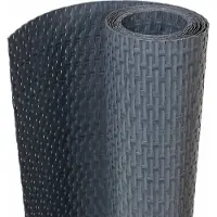vidaXL Balkon-Sichtschutz Anthrazit 300x80 cm Poly Rattan
