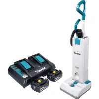 Makita DVC 560 PF2 Akku Staubsauger 36 V ( 2x 18 V ) 5 l Brushless + 2x Akku 3,0 Ah + Ladegerät