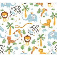 A.S. Création Vliestapete "Little Love" Motiv abstrakt naturalistisch glatt Kindertapete Tapete Dschungel Tapeten Kinderzimmer Schlafzimmer Design