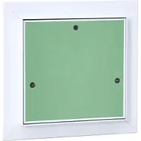 Syfax Zugangsklappe Grün und Silber 20 x 20 cm