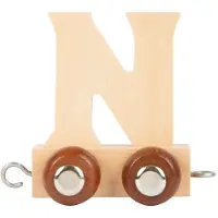 Small Foot Holz-Buchstabenzug N Set - Holzspielzeug - 12 Stück