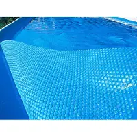 Paradies Pool Solarabdeckplane blau oval 3,00 x 5,00 m 400 mµ
