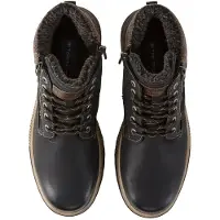 Tom Tailor 1580050002_43, Stiefel, Männlich, Schwarz, Reißverschluss, 3,6 cm, Thermoplastischer Gummi (TPR)