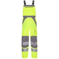 Planam Plaline Warnschutz Latzhose gelb zink Grösse 58