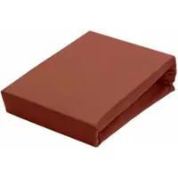 Vandyck Topper Spannbettlaken Jersey Supreme Topper Rusty Brown (Jersey)-2-persoons (140/150/160 x 200/210/220 cm)
