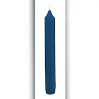 Kopschitz Kerzen Leuchterkerzen, Tafelkerzen, Haushaltskerzen Petrol Blau, 250 x Ø 25 mm, 12 Stück