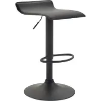 CLP Barhocker Dyn V2 Kunstleder höhenverstellbar und drehbar | Farbe schwarz Gestell Farbe schwarz