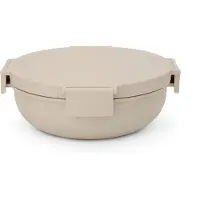 Brabantia Brotdose Make & Take Salat Brotdose to Go - 1,3 l - Kunststoff - Soft Beige