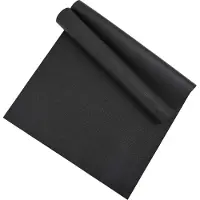 vidaXL Sport Schutzmatte Schwarz 150 x 75 x 0,6 cm Hochdichtes PVC
