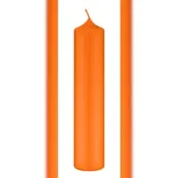 Kopschitz Kerzen Altarkerzen Mandarin Orange 300 x Ø 80 mm, 4 Stück