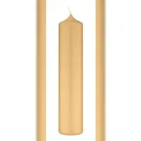 Kopschitz Kerzen Altarkerzen Beige 250 x Ø 80 mm, 4 Stück