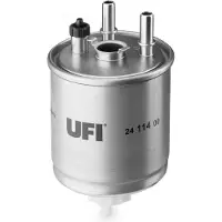 Ufi Kraftstofffilter 24.114.00 für RENAULT TWINGO II (CN0) Filtereinsatz