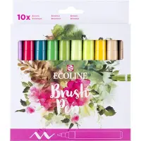 Ecoline Pinselstift-Set botanisch, 10 Farben