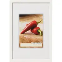 Walther design Holzrahmen BP050V Peppers 40x50 polarweiss
